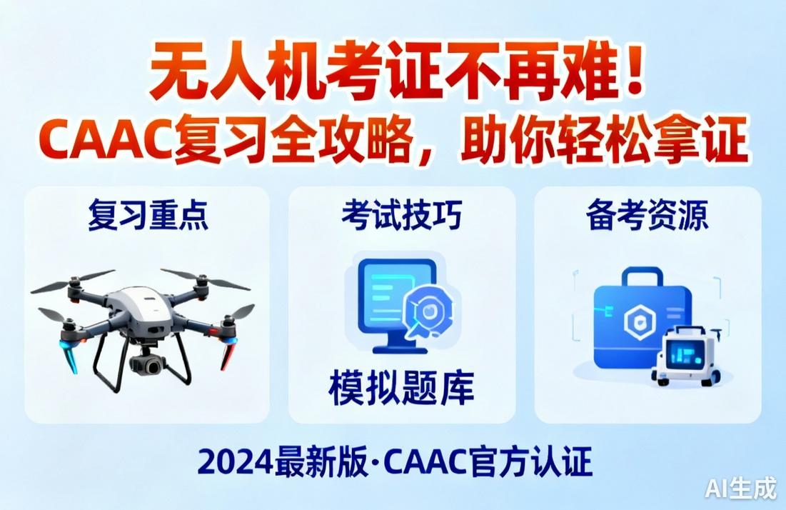 无人机考证不再难！CAAC复习全攻略，助你轻松拿证