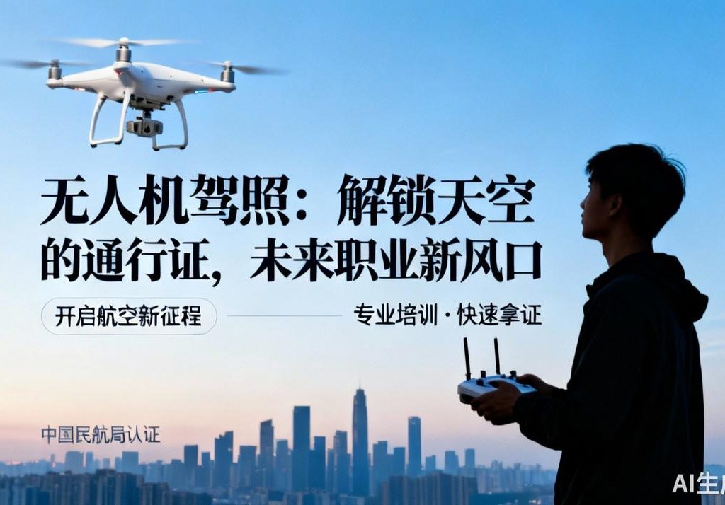 无人机驾照|解锁天空的通行证，未来职业新风口
