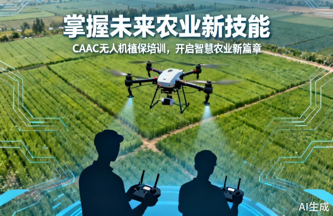 掌握未来农业新技能|CAAC无人机植保培训，开启智慧农业新篇章