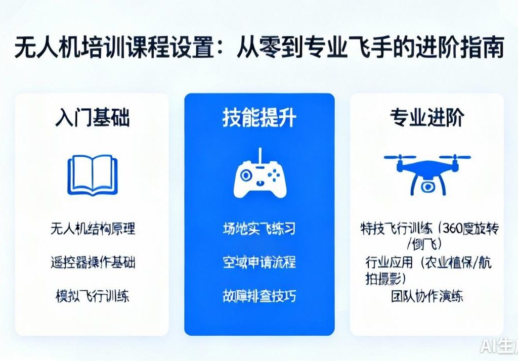无人机培训课程设置|从零到专业飞手的进阶指南