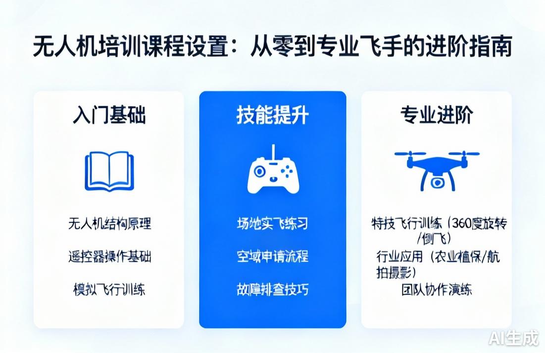 无人机培训课程设置|从零到专业飞手的进阶指南