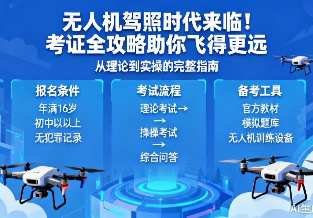 无人机驾照考证指南|轻松拿证飞更远