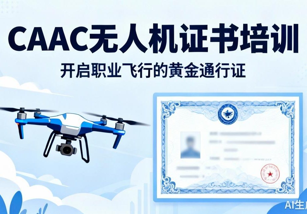 无人机证书培训|职业飞行的黄金通行证