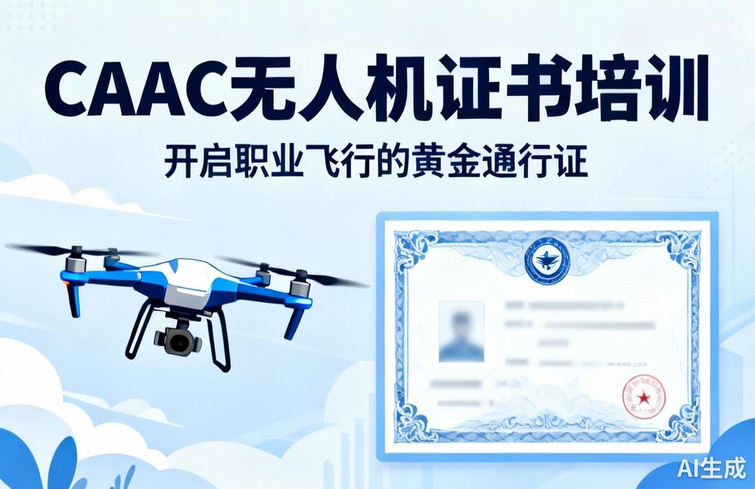 无人机证书培训|职业飞行的黄金通行证
