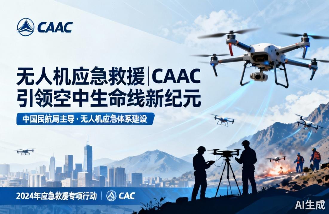 无人机应急救援|CAAC引领空中生命线新时代