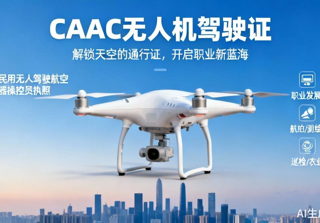 无人机驾驶证|解锁天空通行证,职业新蓝海
