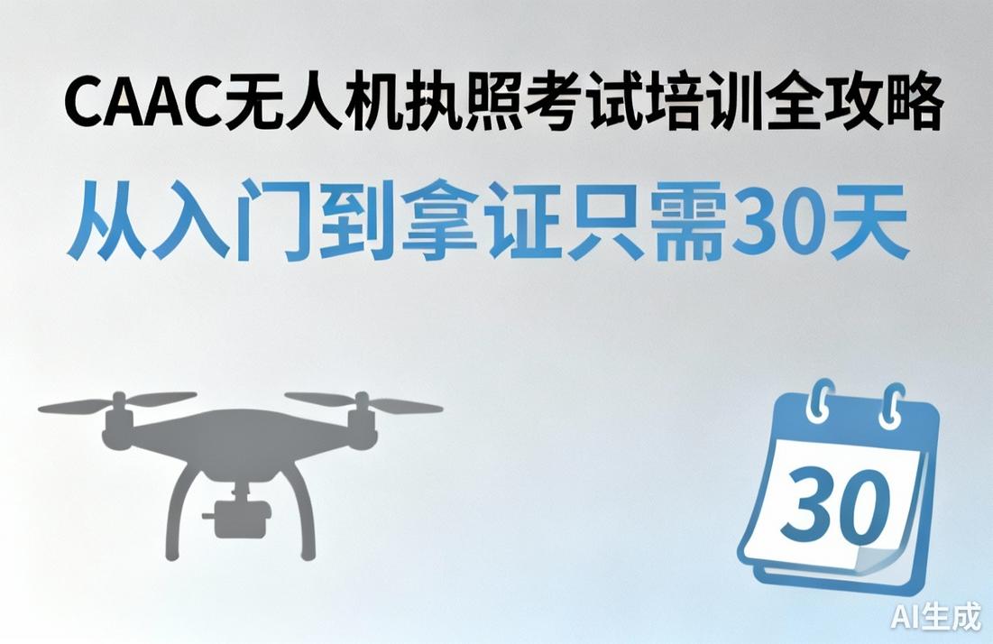 无人机执照考试攻略|30天快速拿证指南