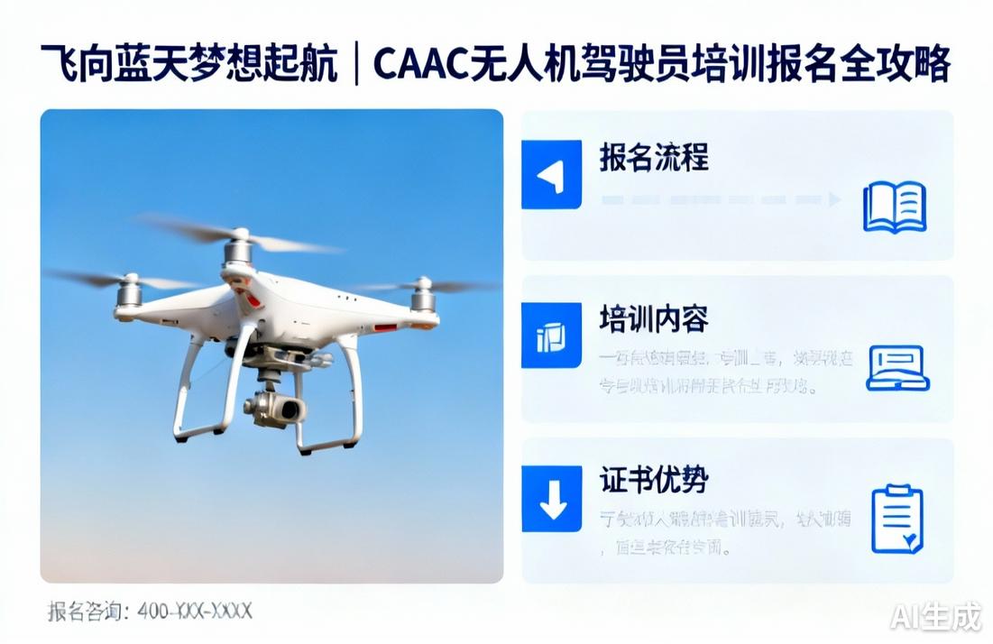 无人机驾驶员培训报名指南|CAAC认证全攻略