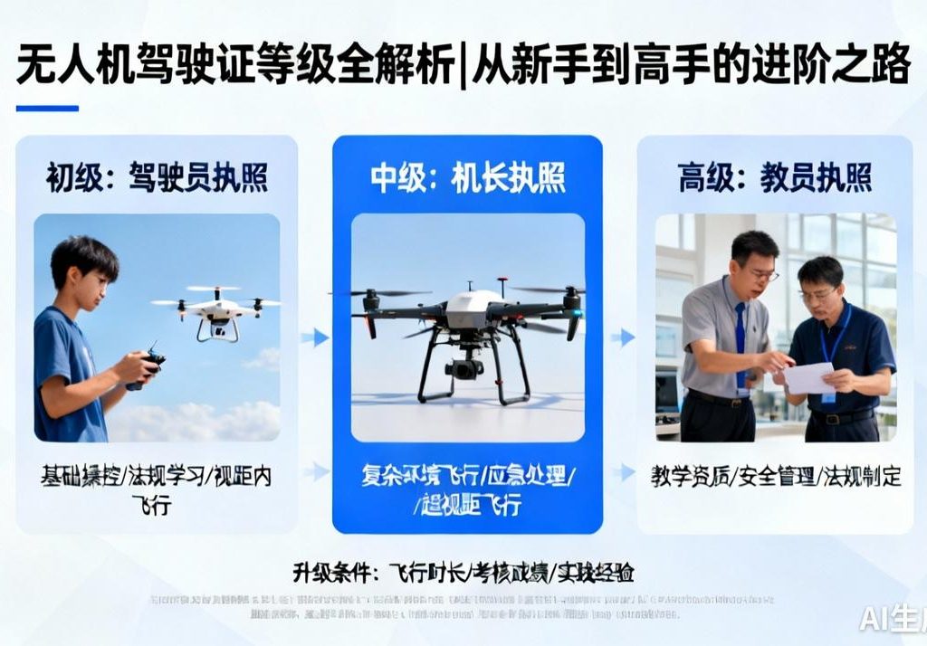 无人机驾驶证等级全解析|从新手到高手的进阶之路