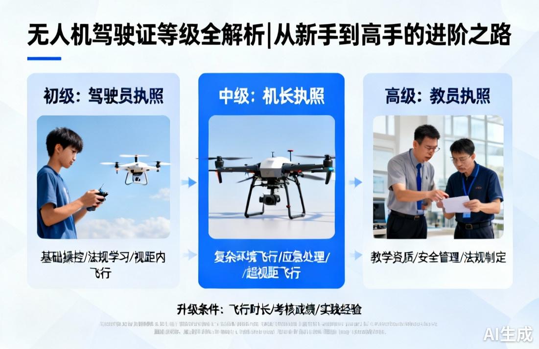 无人机驾驶证等级全解析|从新手到高手进阶指南