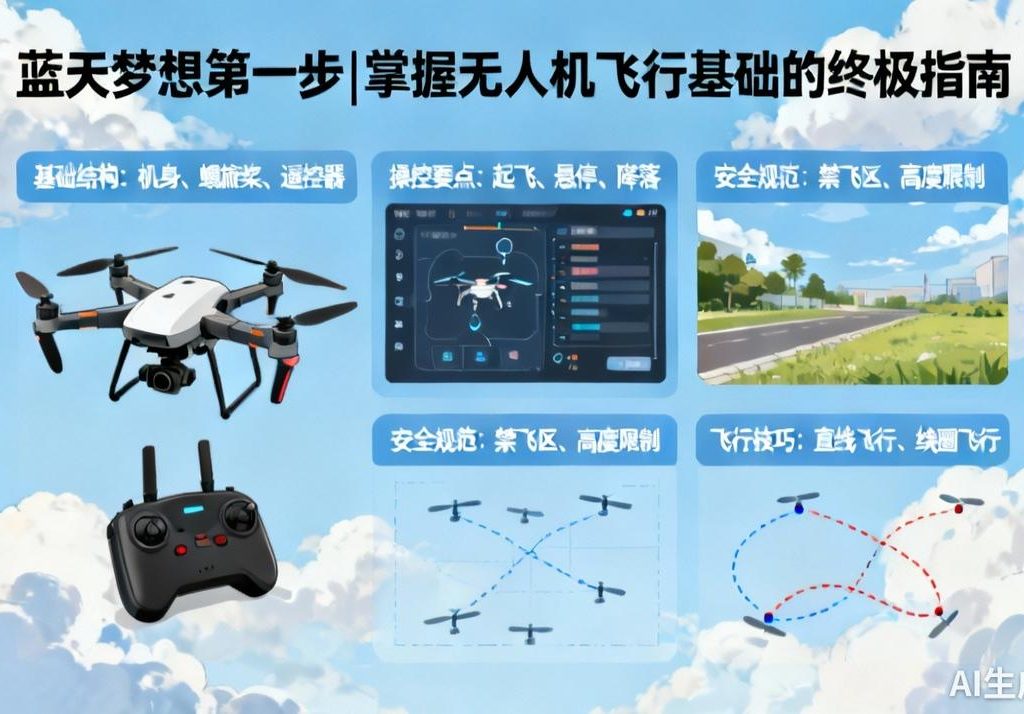 无人机飞行入门指南|从零基础到蓝天梦想