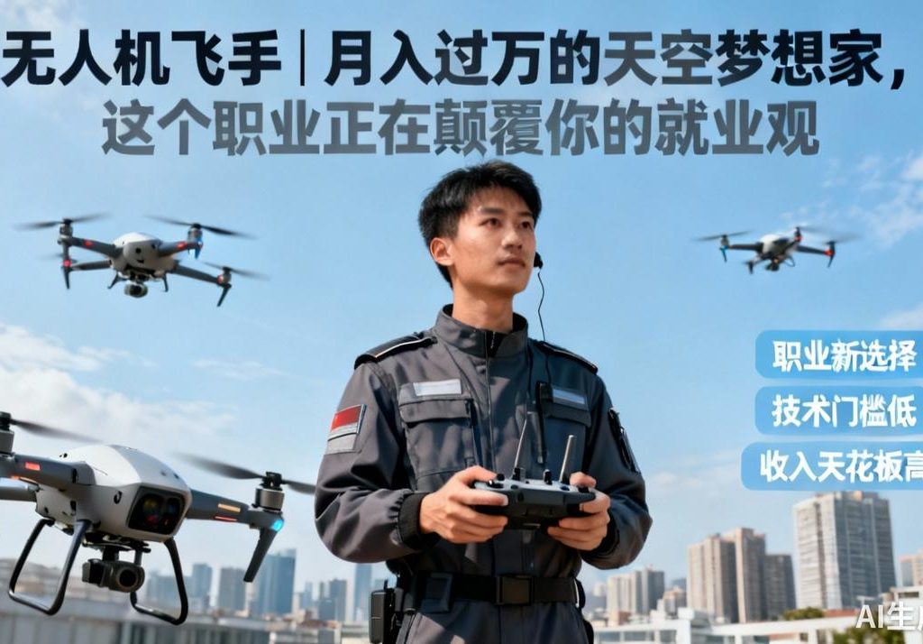 无人机飞手月入过万,颠覆你的就业观