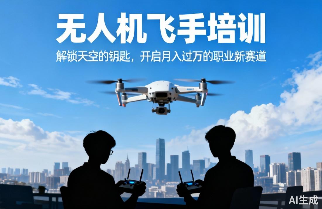 无人机飞手培训|月入过万的新职业赛道