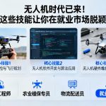 无人机时代已来！掌握这些技能让你在就业市场脱颖而出