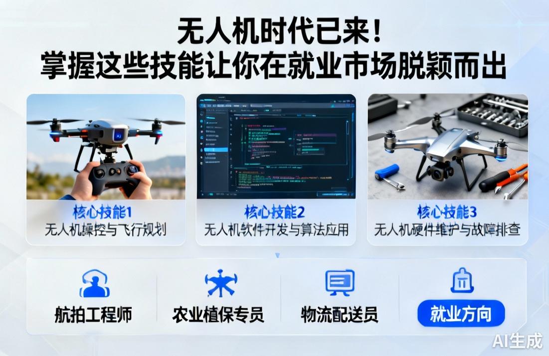 无人机就业指南|掌握技能抢占职场先机