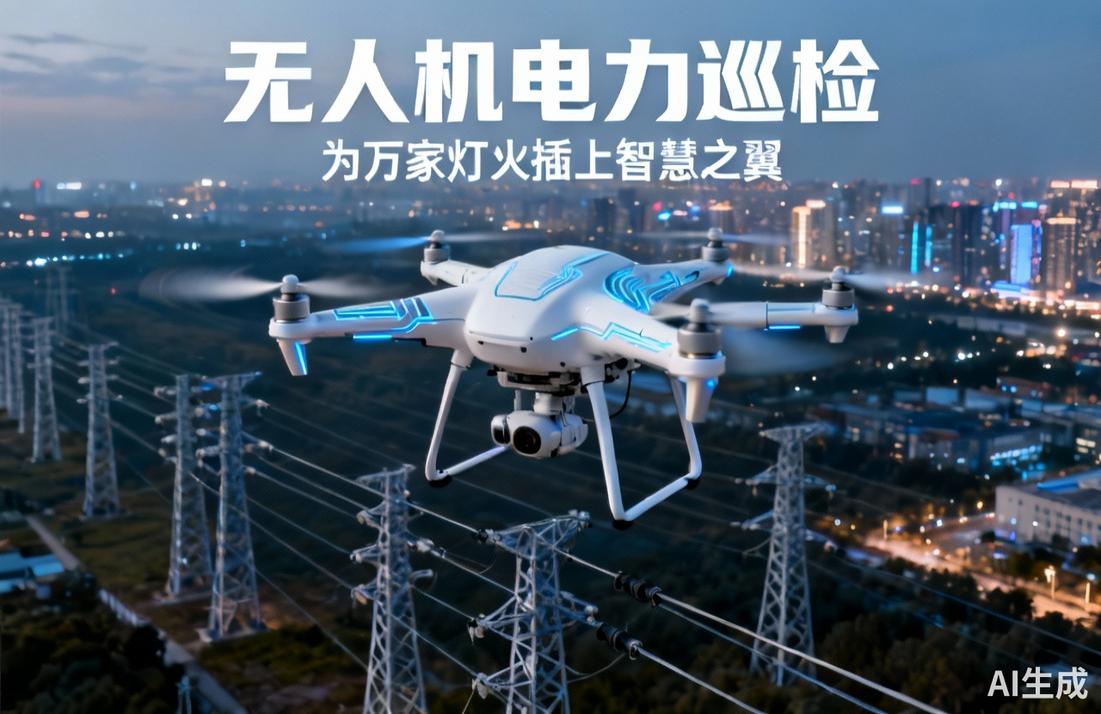 无人机电力巡检|科技守护万家灯火