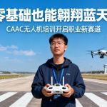 零基础也能翱翔蓝天！CAAC无人机培训开启职业新赛道