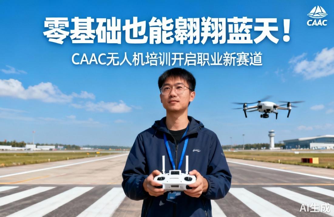 零基础无人机培训，CAAC认证开启职业新赛道