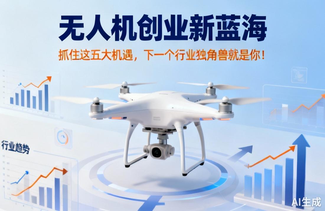 无人机创业新蓝海|5大机遇成就行业独角兽