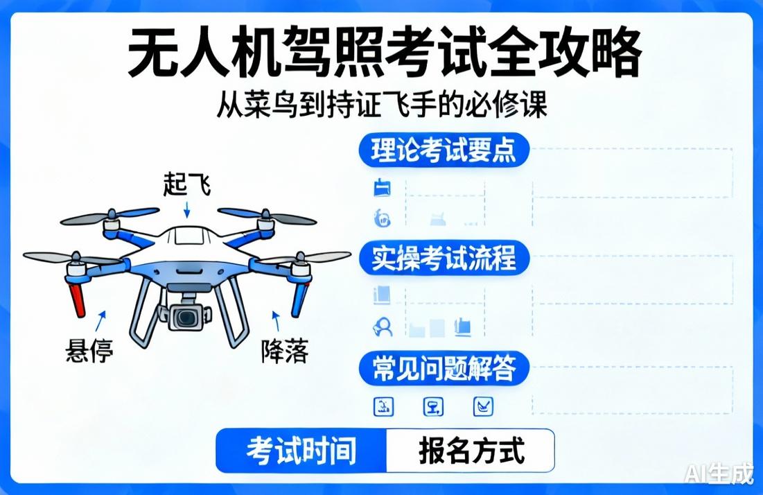 无人机驾照考试全攻略|从入门到持证全流程