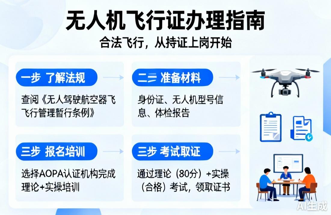 无人机飞行证办理指南|合法飞行必备