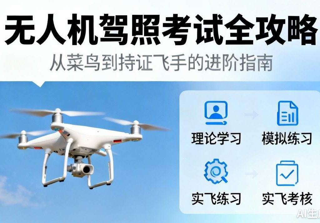 无人机驾照考试全攻略|从入门到拿证指南