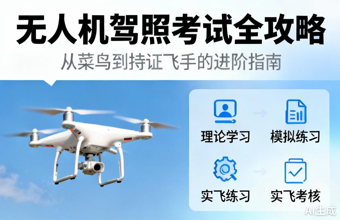 无人机驾照考试全攻略|从入门到拿证指南