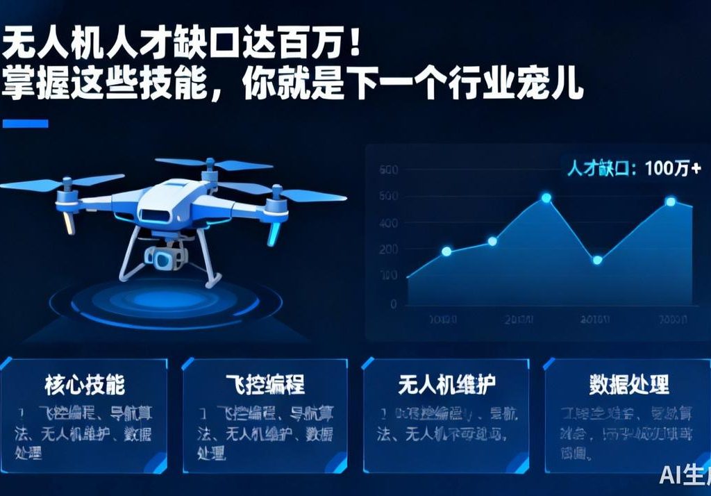 无人机人才缺口达百万！掌握这些技能，你就是下一个行业宠儿