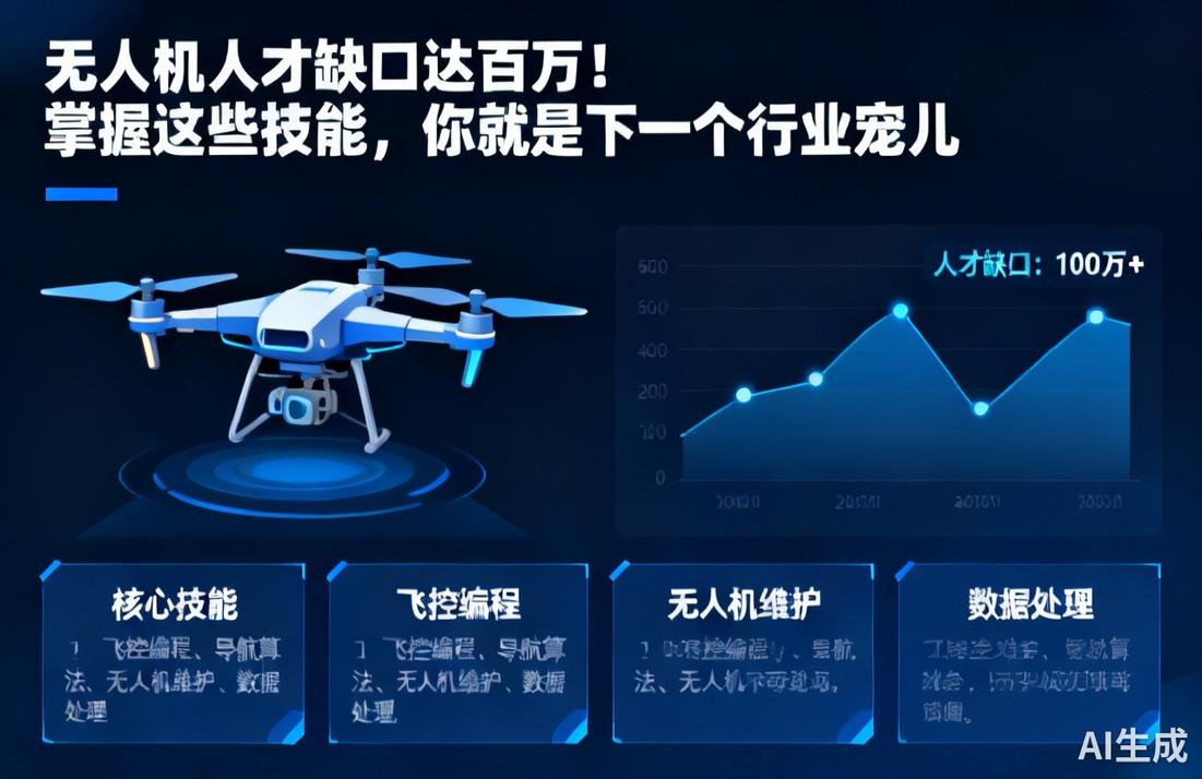 无人机人才缺口百万！掌握这些技能成行业宠儿