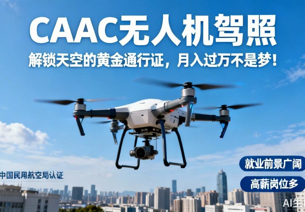无人机驾照月入过万？解锁天空黄金通行证