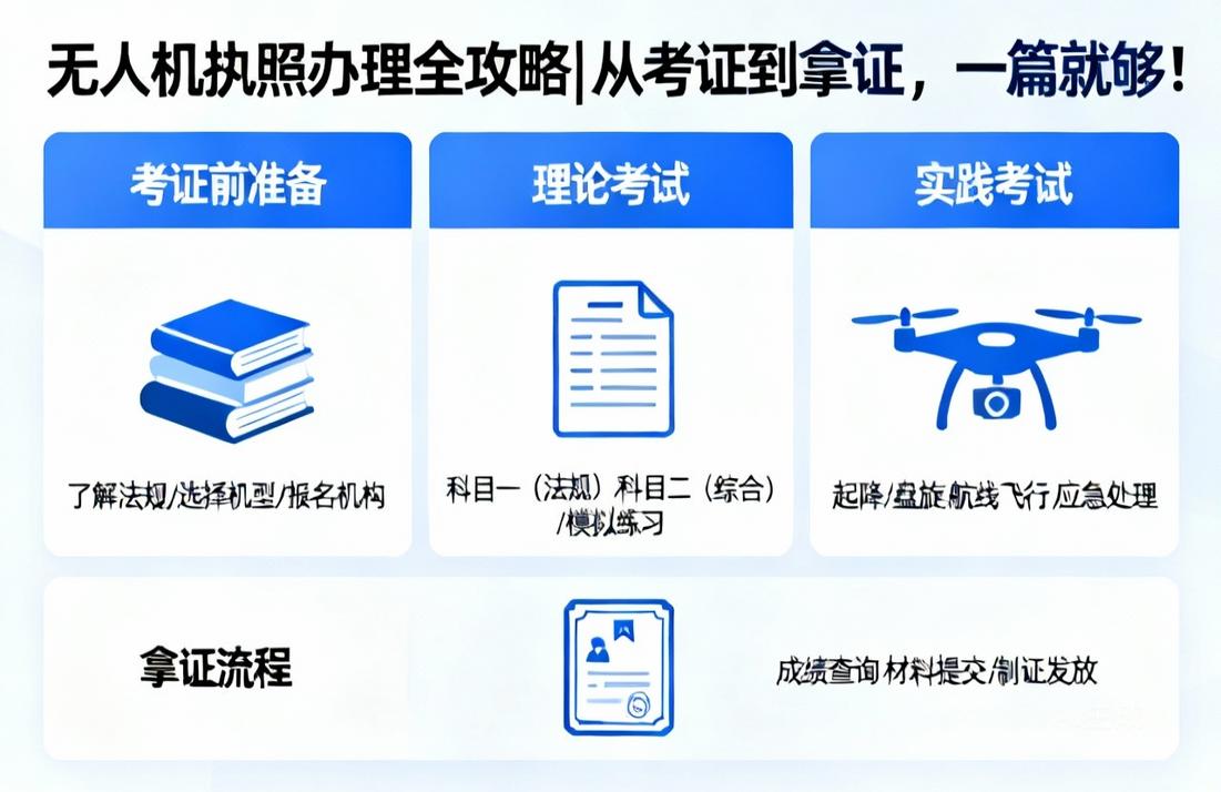 无人机执照办理全攻略|考证拿证一步到位
