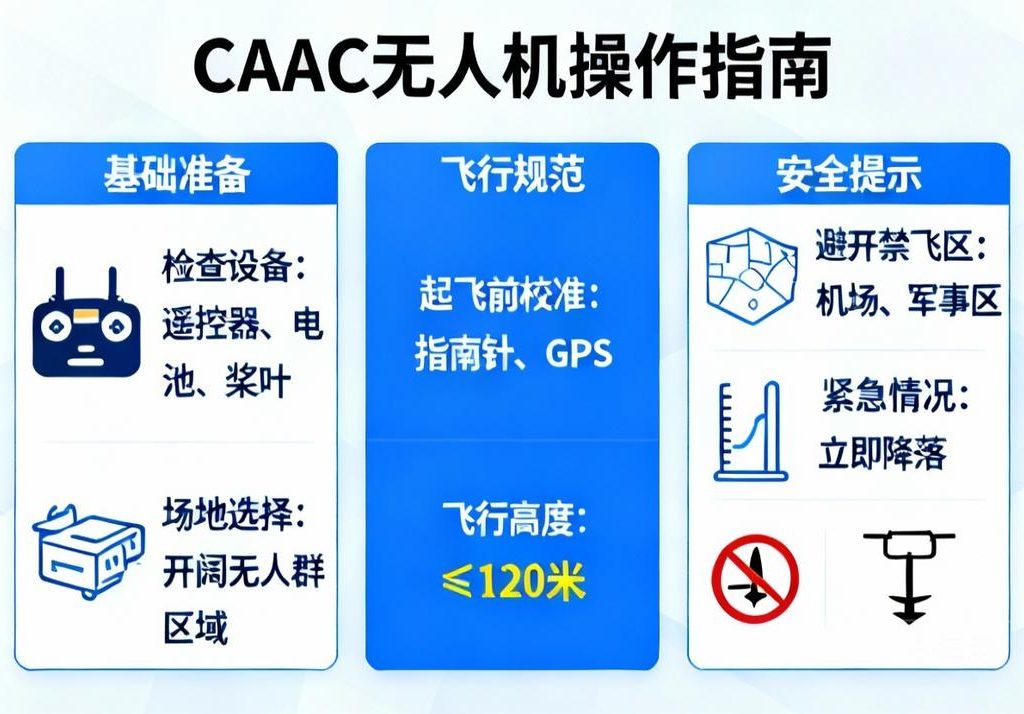 CAAC无人机操作指南|安全飞行规范详解