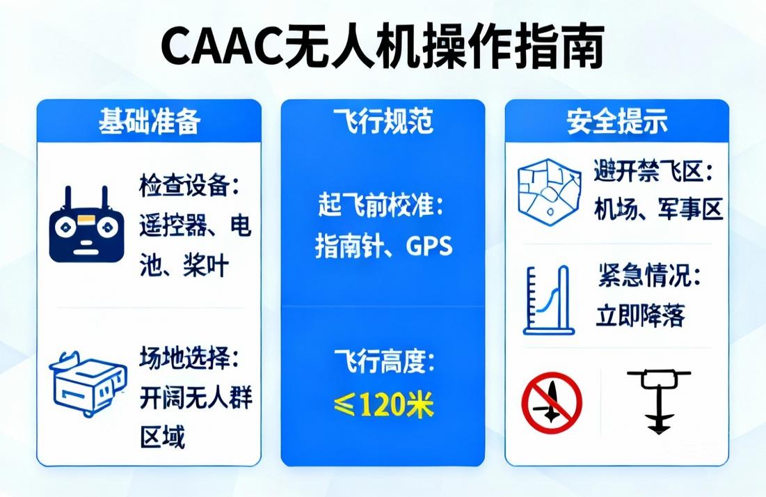 CAAC无人机操作指南|安全飞行规范详解
