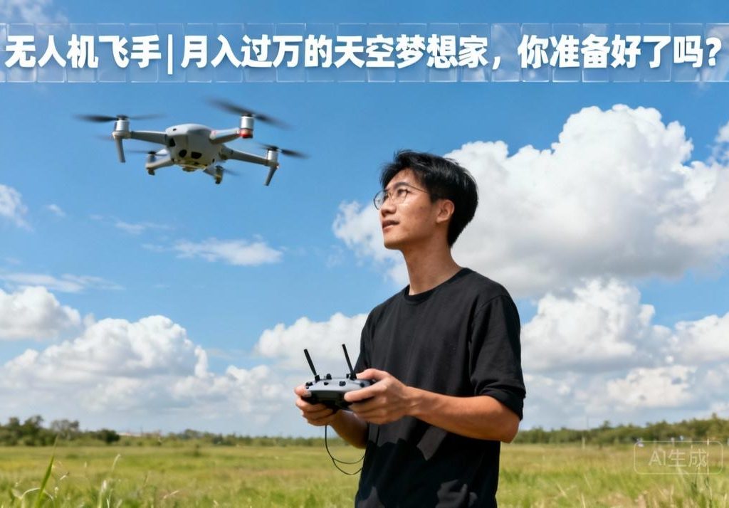 无人机飞手月入过万？揭秘天空梦想家的职业前景