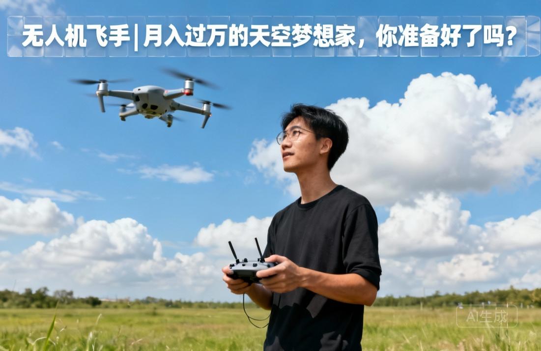 无人机飞手月入过万？揭秘天空梦想家的职业前景