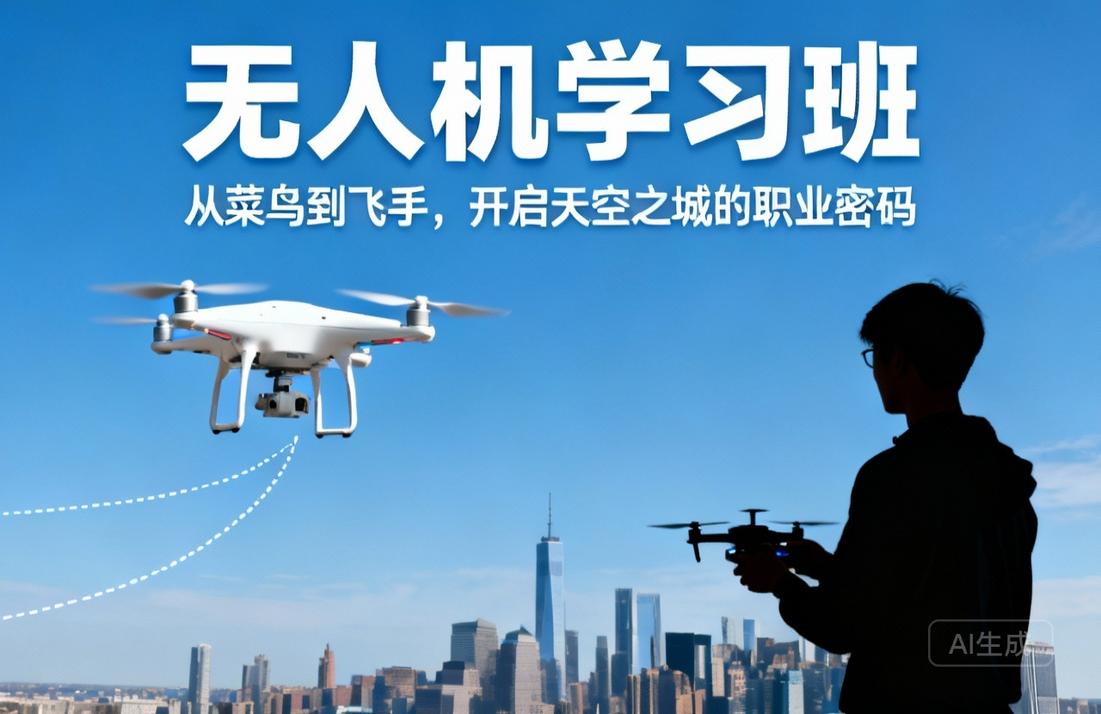 无人机培训|从入门到飞手，解锁天空职业新机遇