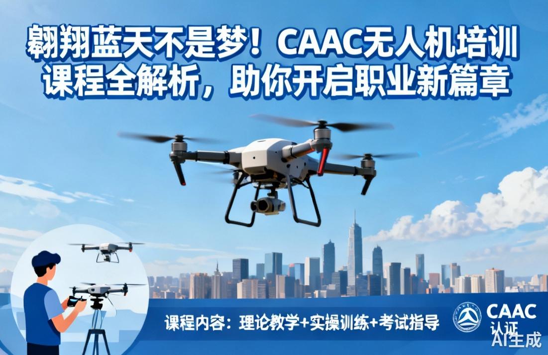 翱翔蓝天不是梦！CAAC无人机培训课程全解析，助你开启职业新篇章
