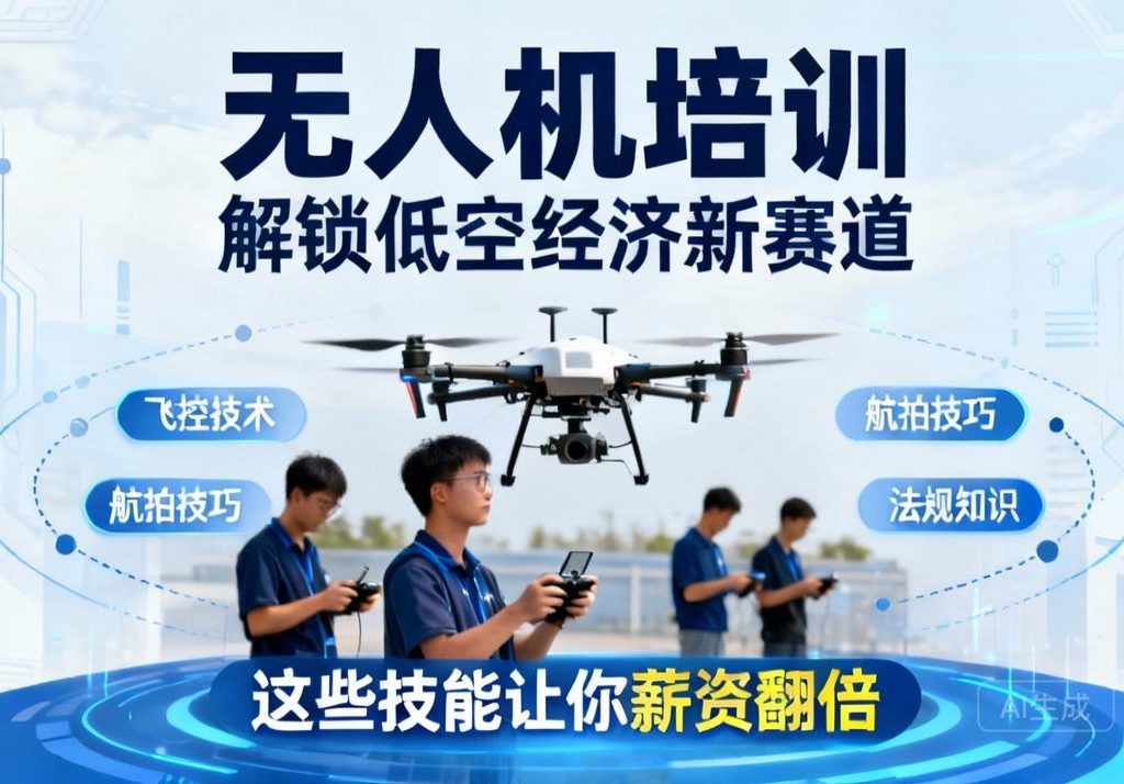 无人机培训|解锁低空经济，实现薪资翻倍