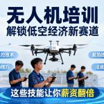 无人机培训|解锁低空经济新赛道，这些技能让你薪资翻倍