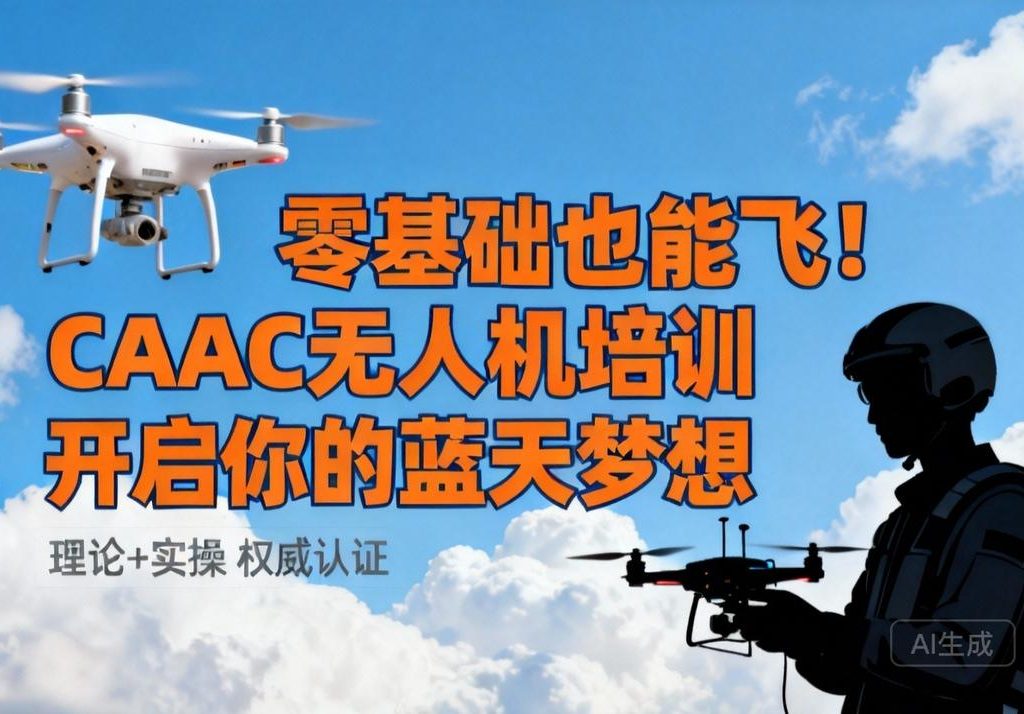 CAAC无人机培训|零基础入门，开启蓝天梦想