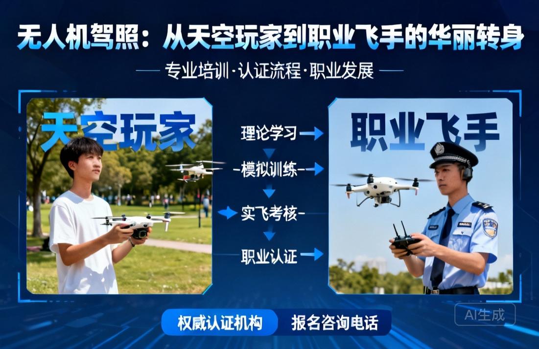 无人机驾照|从玩家到职业飞手的进阶指南