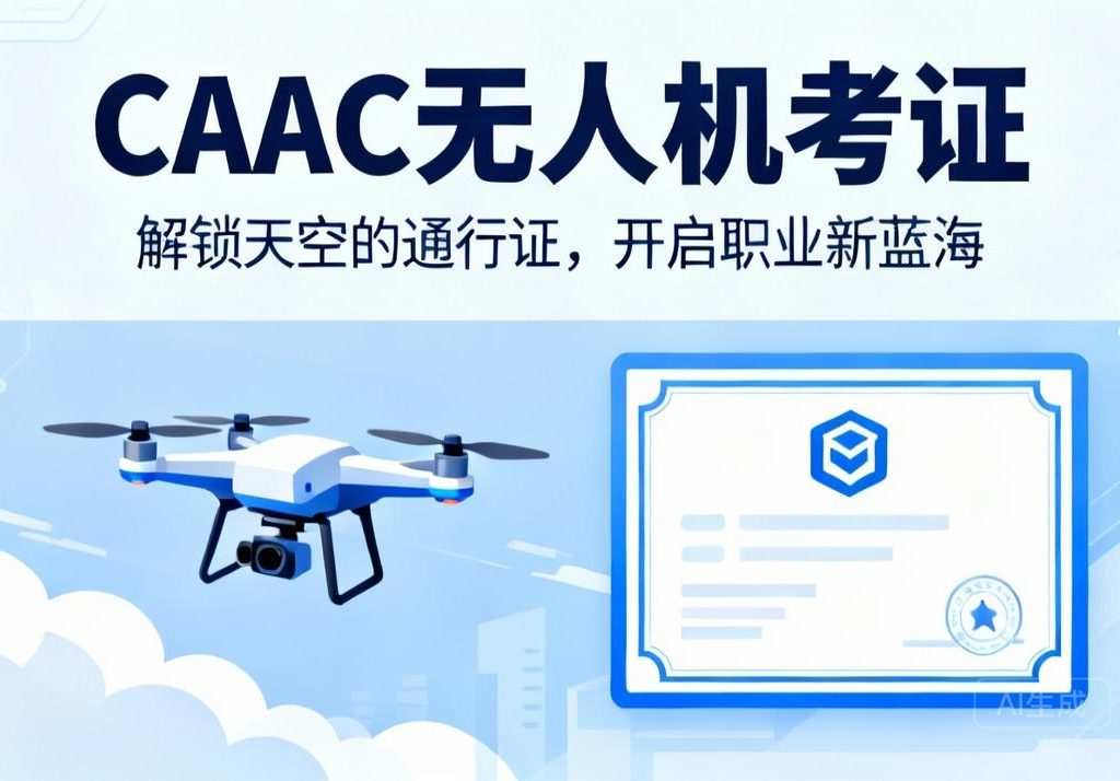 CAAC无人机考证|解锁天空的通行证，开启职业新蓝海