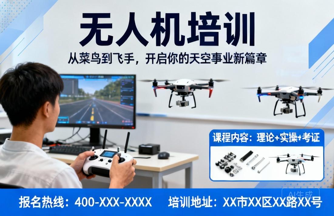 无人机培训|从菜鸟到飞手，开启你的天空事业新篇章
