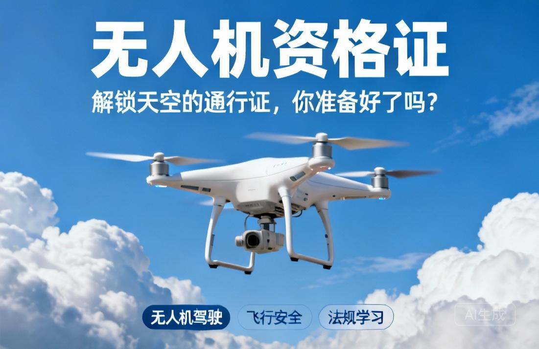 无人机资格证|解锁天空的通行证，你准备好了吗？
