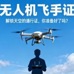 无人机飞手证|解锁天空的通行证，你准备好了吗？