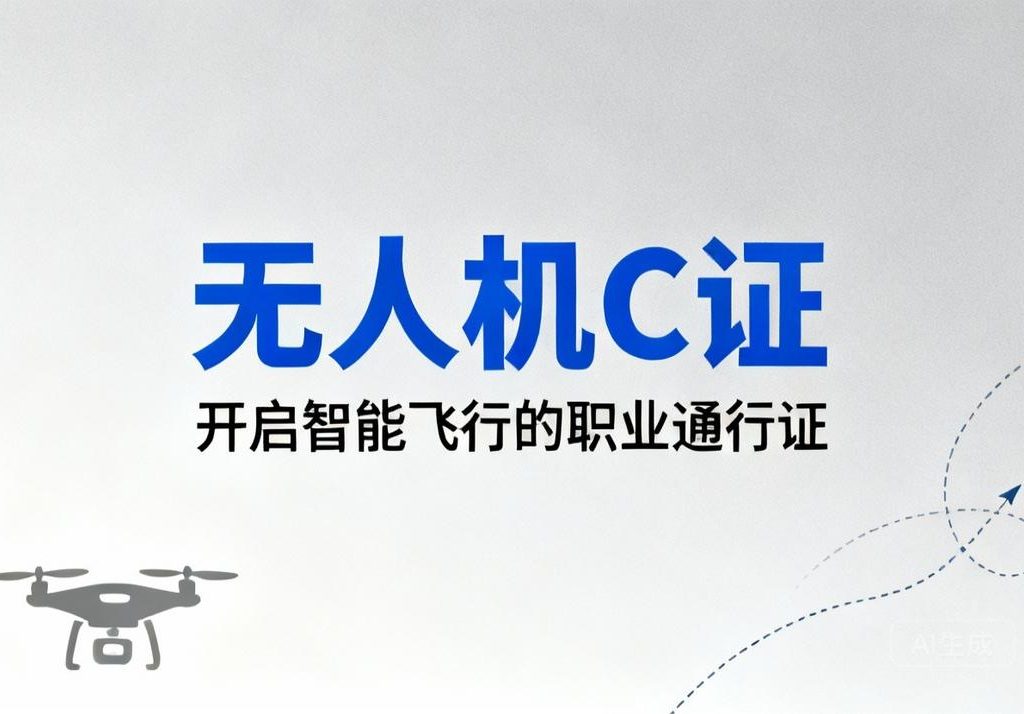 无人机C证|智能飞行职业通行证指南