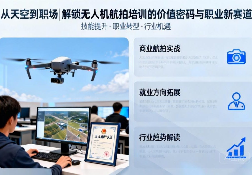 无人机航拍培训价值与职业前景解析