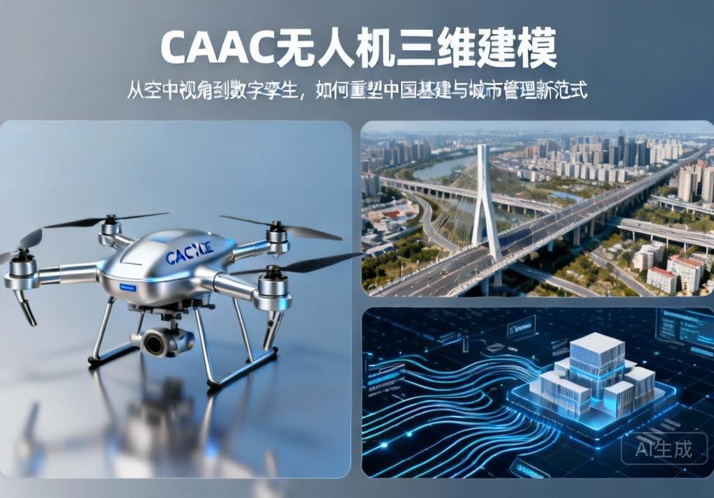 CAAC无人机三维建模|从空中视角到数字孪生，如何重塑中国基建与城市管理新范式