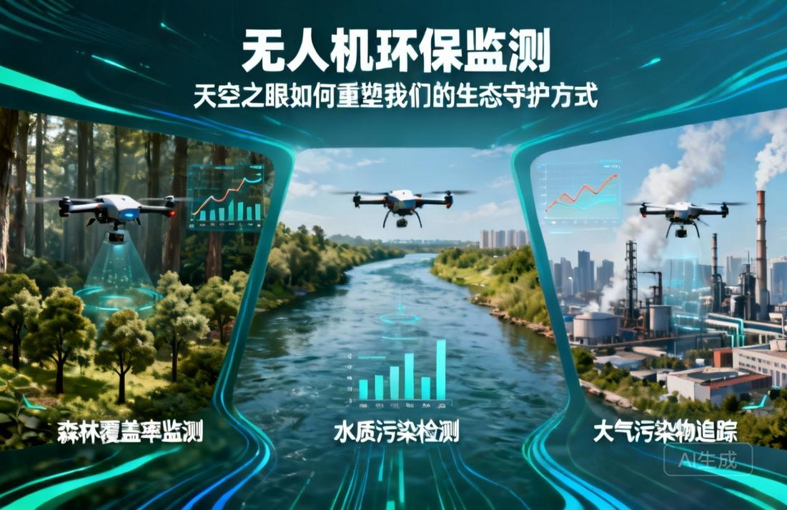 无人机环保监测|天空之眼如何重塑我们的生态守护方式