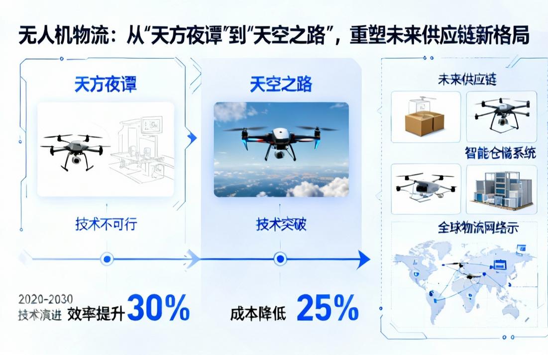 无人机物流|从“天方夜谭”到“天空之路”，如何重塑未来供应链新格局